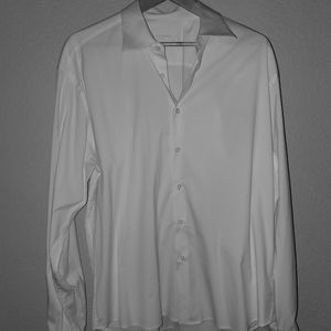 Prada mens white long sleeve dress shirt.